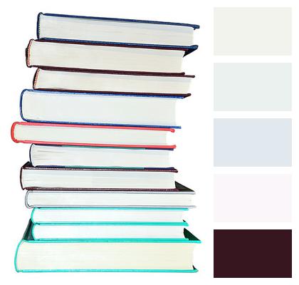 Books Isolated Book Stack Image
